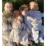 A collection of dolls