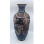 A Chinese cloisonné vase