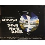 An original movie poster ''The Man Who Fell To Earth'' (1976), 68 x 93cm