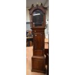 A George III long case clock, case only