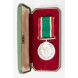 A Womens Royal Voluntary Service medal, with accompanying Royal Mint case, with ribbon, unnamed as