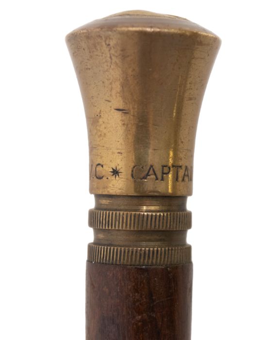 A scarce 19th century circa 1880 Anglo-Afghan War era swagger stick, named to a Victoria Cross - Image 2 of 4