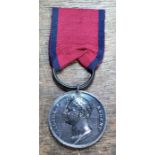 Waterloo medal to John Holtom of the 15th or Kings Regiment Hussars (5th Brigade Light Cavalry)