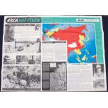 A further 5 WW2 era ‘ABCA’ map review posters by Fosh & Cross. Dating from September 1944 through to