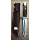 Buck 124C Frontiersman bowie knife