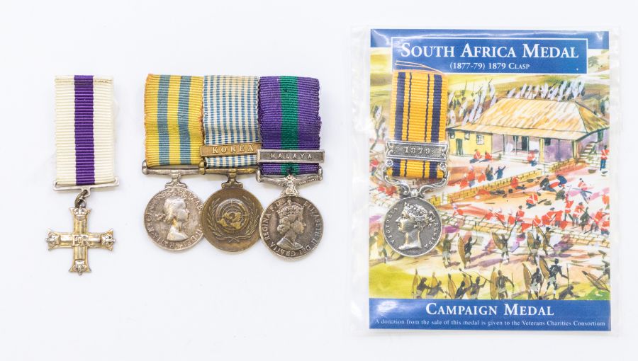 A small selection of British miniature medals, to include: a silver Elizabeth II Military Cross; a