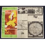 A further series of 5 scarce WW2 era ‘ABCA’ map review posters by Fosh & Cross. Dating from April