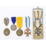 A selection of German medals and badges, to include: a Prussian centenary medal; a 3rd class