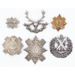 A selection of Scottish WW1/WW2 regimental badges. To include: Cameron Highlanders, Seaforth