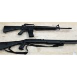 Two full size Air Soft guns of a M16 and Tactical 12gage. Must be over 18 to purchase this item.