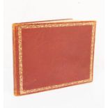 An important and virtually unique collection of signatures of Victoria Cross Winners. The tooled red