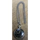 WW2 British issued Rolex pocket watch A11208 and matching serial number to case along with G.S