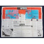 A further 5 series of scarce WW2 era ‘ABCA’ map review posters by Fosh & Cross. Dating from November