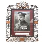 A WW1 Victoria Cross interest facsimile image of Company Sergeant-Major, William John George Evans