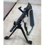 Good quality Metal & Wood Full Size Reproduction General Purpose Machine-gun with moving top-