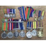 British Medal Group of Defence medal, 1939-45 medal, General Service medal with Palestine 1945-48