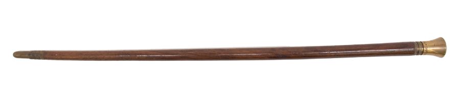 A scarce 19th century circa 1880 Anglo-Afghan War era swagger stick, named to a Victoria Cross