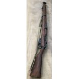 Good quality Wood and base metal Reproduction Lee-Enfield 1907 pattern Rifle with cocking action and