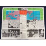 A series of 5 scarce WW2 era ‘ABCA’ map review posters by Fosh & Cross. Dating from January 1944