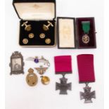 A selection of 19th century and later military related items. To include: a fine quality late