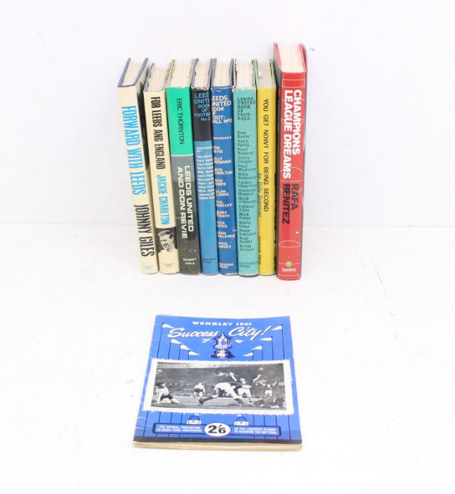Football: A collection of four football books, signed, to comprise: Champions League Dreams,