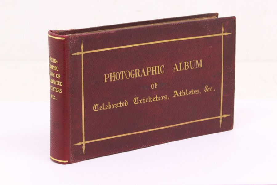 Sporting: An important 'Photographic Album of Celebrated Cricketers, Athletes, &c.', comprising a