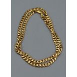 A 9ct gold curb chain, weight approximately 14.0gm