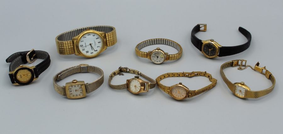 A selection of ladies wristwatches to include Timex, Accurist and others plus a gents Sekonda