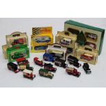 A collection od approximately fifty Lledo Days Gone, Maisto and other boxed die-cast vehicles,