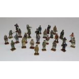 A selection of Die-cast military figures from various countries around the world. All painted with