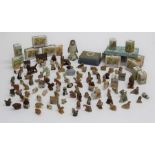 A large quantity of Wade ' Whimsie Land' animal figures, some boxed, some ''Happy Family'' figure