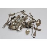 A selection of sterling silver flatware, approximate weight 1,818gm