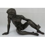Cold Cast Bronze figure of male nude, 'Kevin', Limited Edition, Tom Greenshields