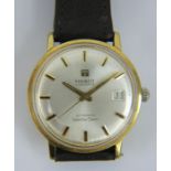 Tissot Visodate automatic Seastar Seven gold plated gentleman's wrist watch