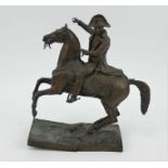 19th century bronze of Napoleon Bonaparte on horseback after Piotr Michalowski