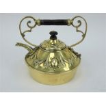 Benham & Froud aesthetic movement brass kettle by Dr Christopher Dresser