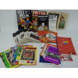 Quantity of 1980s Manchester United football programmes including 1985 cup final