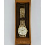 1950s 9ct Gold Omega 266 Gentleman's watch with 9ct gold bracelets