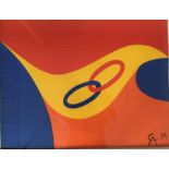 Alexander Calder (1898-1976), original lithograph, initialed and dated lower left, 50.5cm x 66cm,