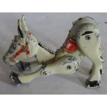 A mid 20th century Moko Lesney Muffin the Mule jointed metal finger puppet condition: played with,