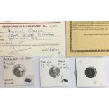 Ancient Greek and Roman Coins of Alexander the Great Silver Drachm 336 - 323 B.C, Silver denarius of