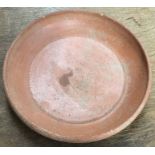 Late Roman North African Grave Offering Samian Bowl. Approximately 21cm diameter and 3.5cm tall.