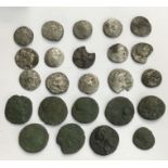 Collection of Ancient Greek Silver Coins & copper coins. Pegasus (silver coins) and Obelisk (