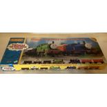 Hornby Railway set; Thomas and Percy electric boxed vintage train set-contents appear complete-