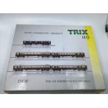 TRIX model Railway vintage toy ; HO 23430 DRG Rheingold 5 car passenger set-Vintage box appears