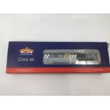 Bachmann model railway interest; Class 66 fast line rail express Diesel  32 979Y boxed-appears as