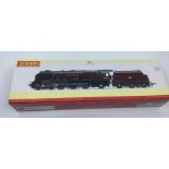 Hornby Railway ; Late BR Coronation Class Sir William Stainer 46256. Boxed appears unused. (1) OO