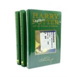 Rowling, J. K. Harry Potter and the Prisoner of Azkaban, two first deluxe editions, second issues,