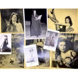 Jean Kent (1921-2013). Autographs & Ephemera. An archive comprising 15 signed photographic publicity