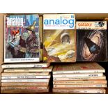 Galaxy & Analog Science Fiction. A collection of 59 issues of Analog, predominantly 1960s, and 41